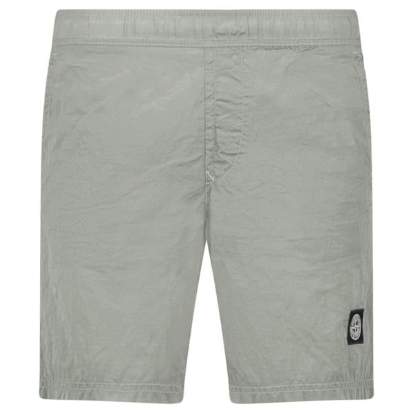 Stone Island Nylon Metal Swim Shorts Pearl Grey - chancefashionco