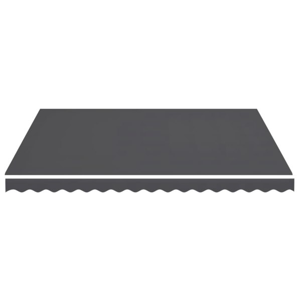 Berkfield Replacement Fabric for Awning Anthracite 4x3.5 m