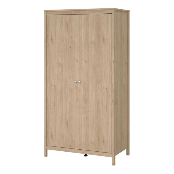 Wyld Haus Gossmere Hickory Oak Effect Wardrobe 2 Doors
