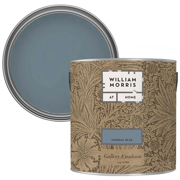 William Morris At Home Mineral Blue Gallery Emulsion 2.5L Emulsion Paint