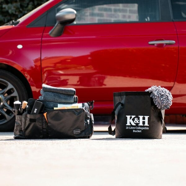 15-Piece Premium Car Cleaning Set with Oxford Cloth Travel Bag for Ultimate Auto Care and Professional Quality Tools