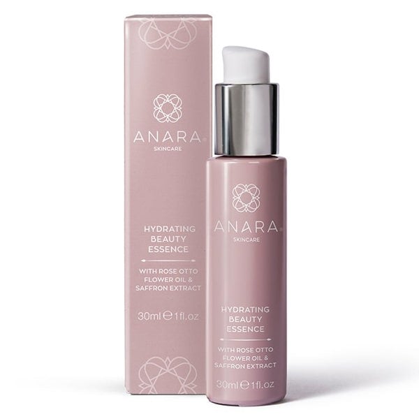 Anara Hydrating Beauty Essence bottle and outer carton