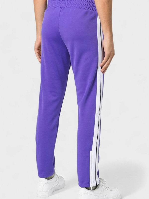 Palm Angels Slim Track Pants Purple White - Supplied FashionPalm Angels