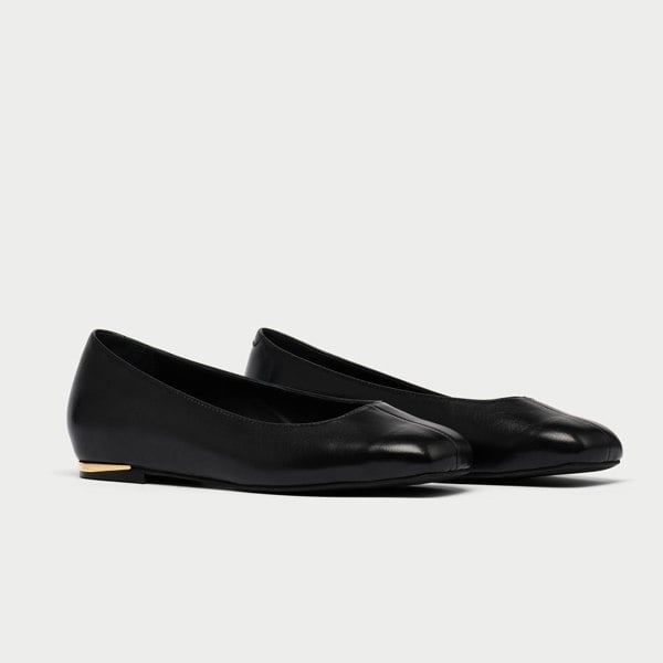 Calla Lucinda Flat Shoes for Bunions & Wide Feet - Black Leather