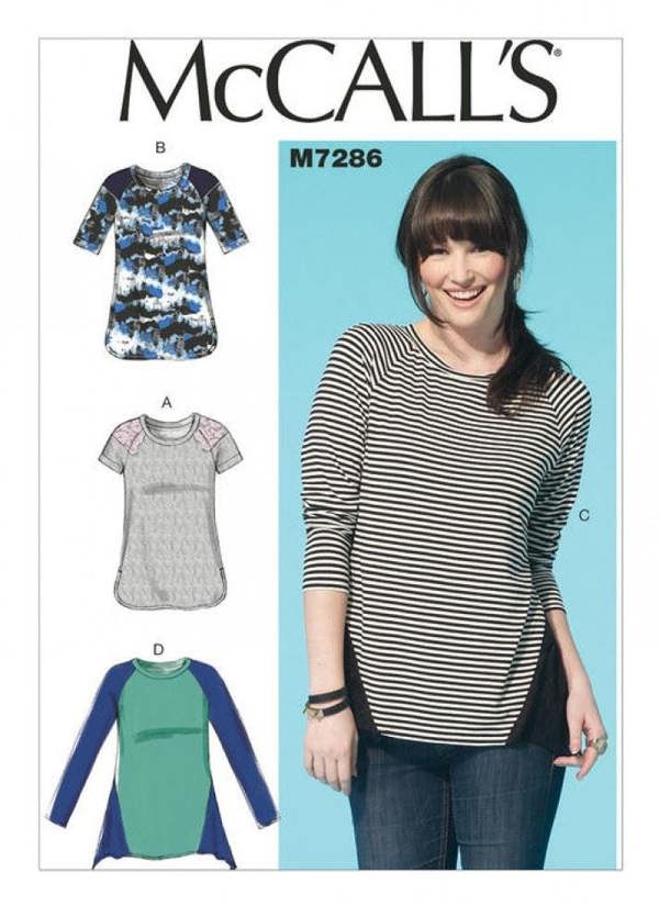 McCalls 7286 Paper Sewing Pattern – Women's Top, Easy