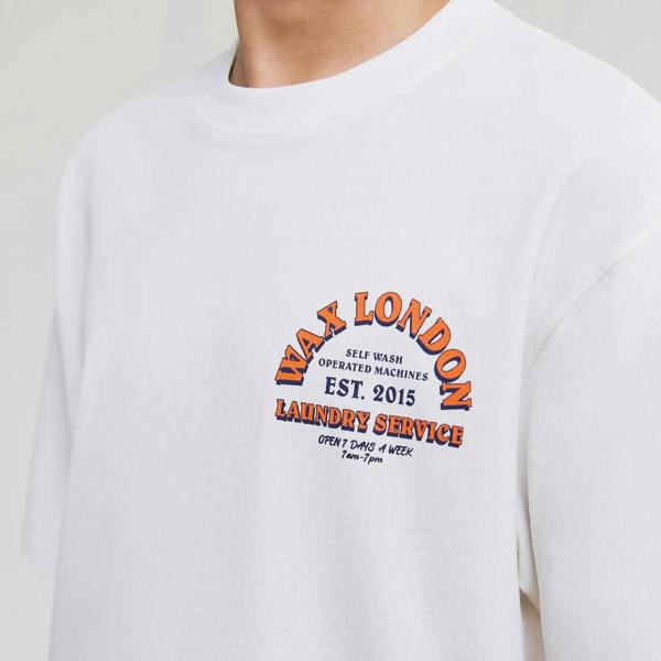 Wax London Milton Laundry Graphic T-Shirt