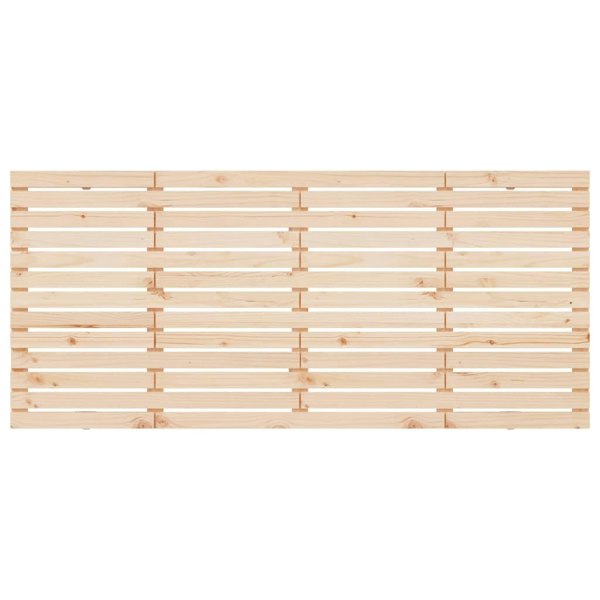 Berkfield Wall Headboard 156x3x91.5 cm Solid Wood Pine