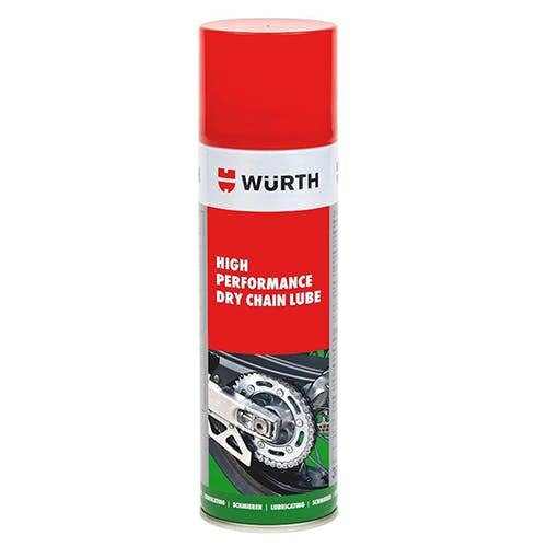 Wurth High Performance Dry Chain Lube Bike Chain Lubricant - 500 ml