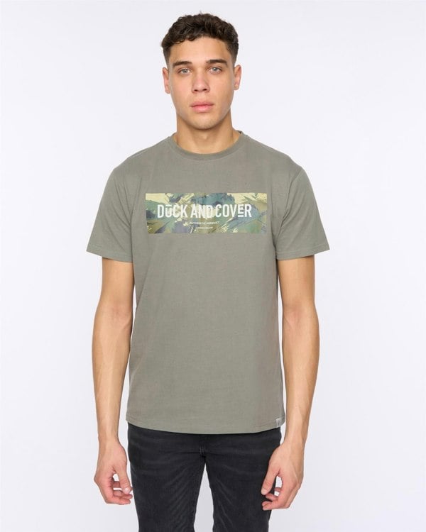 Duck and Cover Wayfirth T-Shirt - Olive