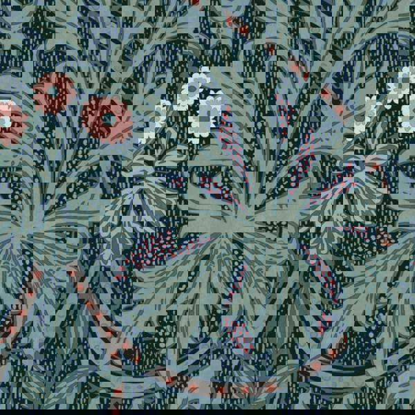 William Morris At Home Woodland Weeds Wallpaper | Midnight