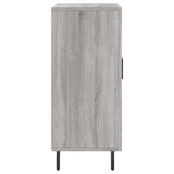 Berkfield Sideboard Grey Sonoma 90x34x80 cm Engineered Wood