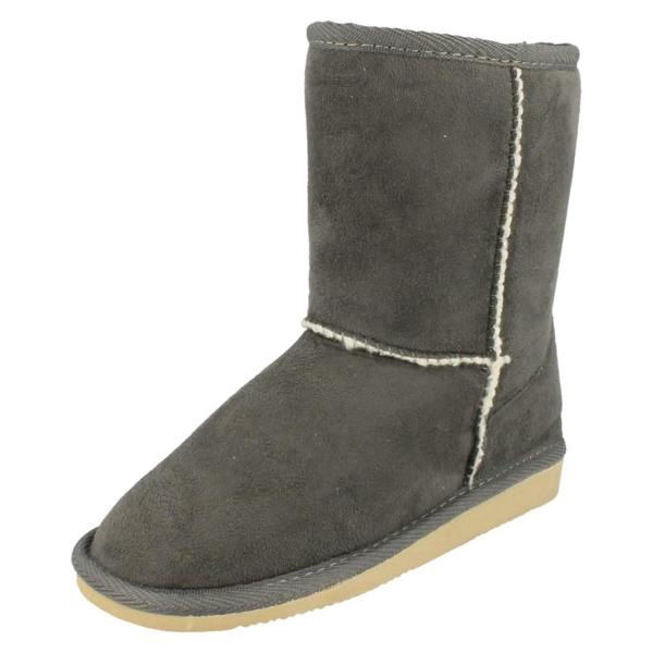Spot On Girls Spot On Faux Fur Lined Winter Boots