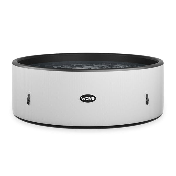 Wave Ontario | 4/6 Person Round Drop Stitch Hot Tub | Herringbone | UKCA