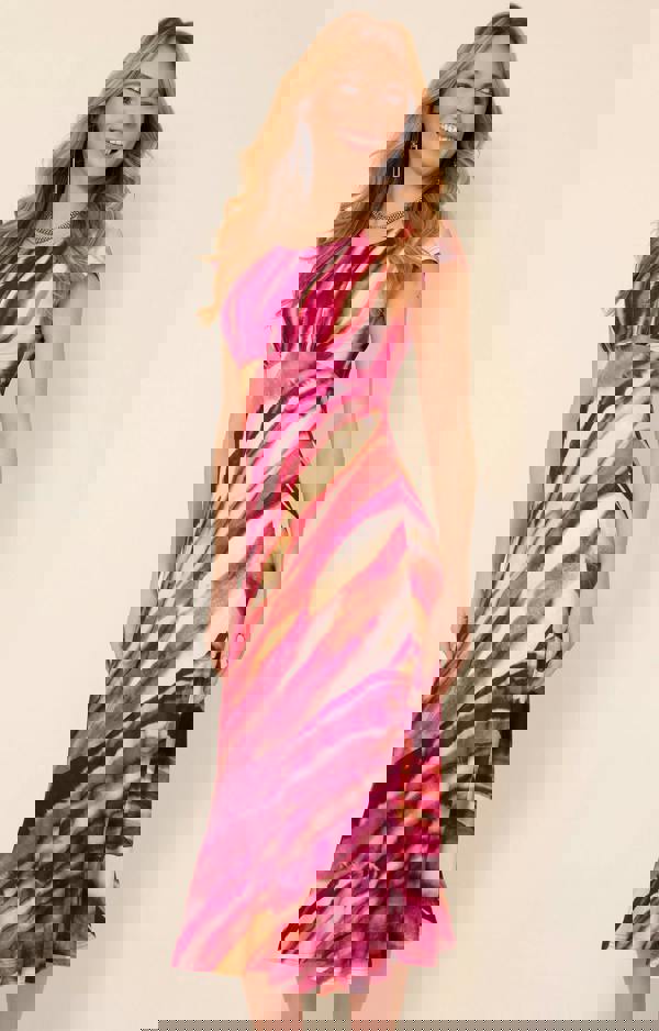 Alie Street London Clara Dress - Sunset Sky