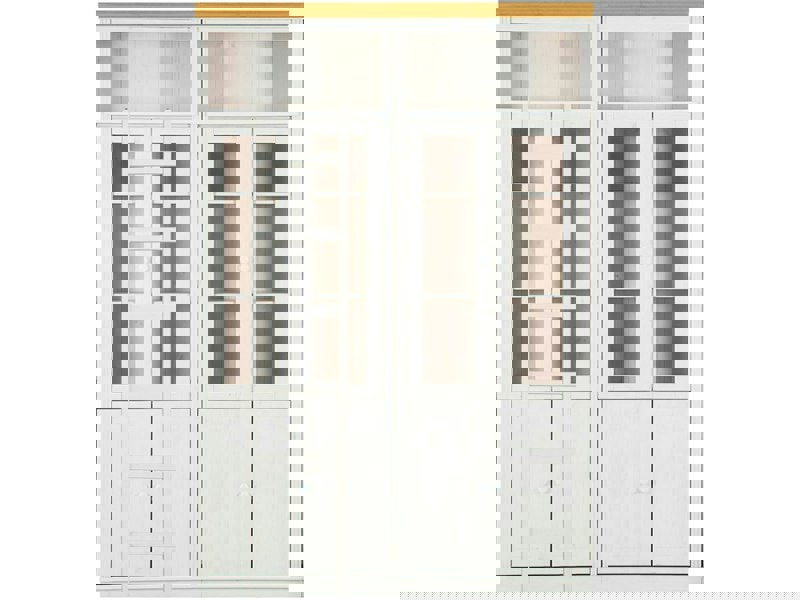 Dorel Home Anita Wall Unit J in white honey