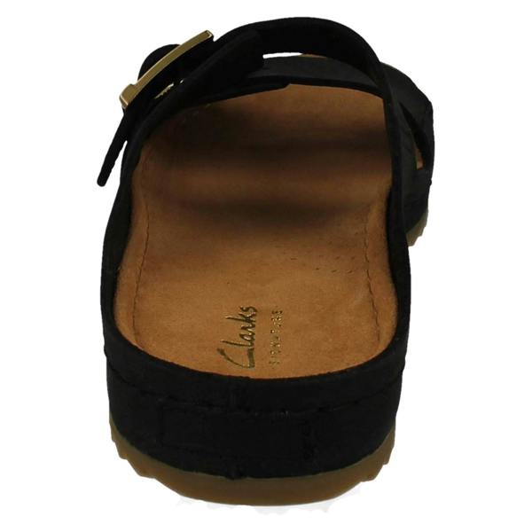 Clarks Ladies Clarks Adjustable Dual Strap Mule Sandals Brookleigh Sun