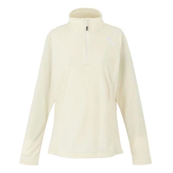Regatta Great Outdoors Womens/Ladies Montes Half Zip Fleece Top - Light Vanilla/White - 