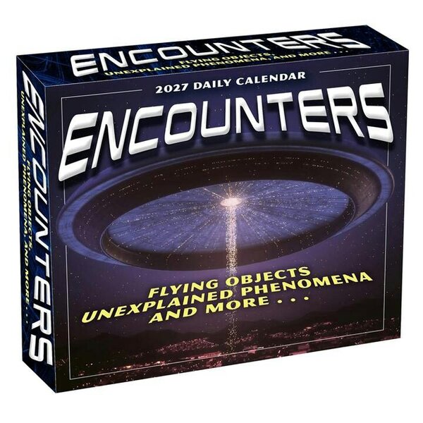 Encounters Desk Calendar 2027, Desk Calendars, Day To View, History & Literature, Gift