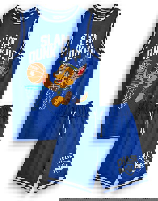 Paw Patrol Boys Blue Chase 2 Piece Basketball Set