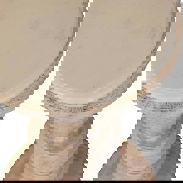 Artisan Furniture Solid Wood The Bellis Marble Accent Table