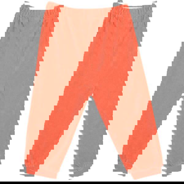 Baby Girls Floral Embroidered 2pc Set, Peach - Minicuddles