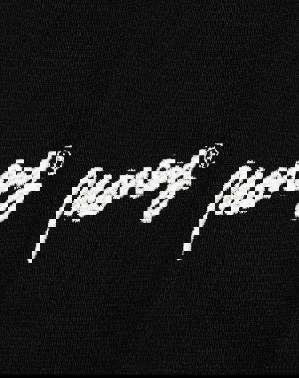 Money Sig Embroidered Crew Sweat Black