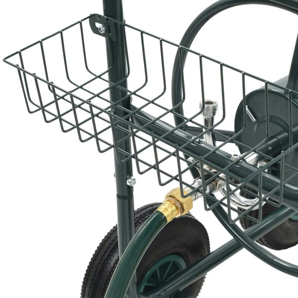 Berkfield Garden Hose Trolley with 1/2" Hose Connector 75 m Steel