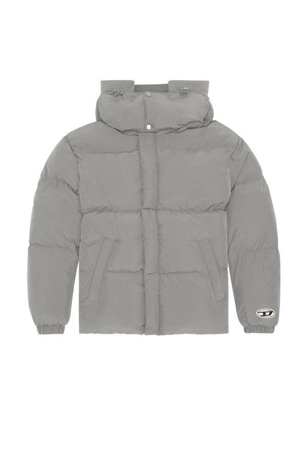 Diesel W-Rolf-Nw Winter Puffer Jacket - Grey