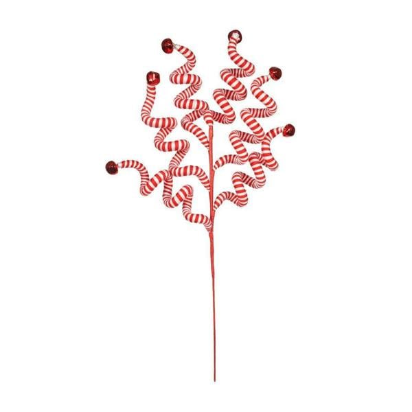 Garden Greatness Candy Stripe Christmas Sprig Pick