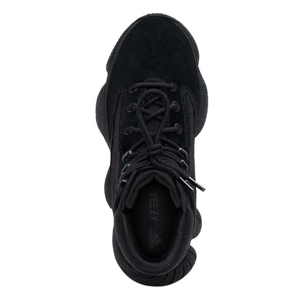 Yeezy Mens 500 Suede High-top Ankle Boots - Black - 