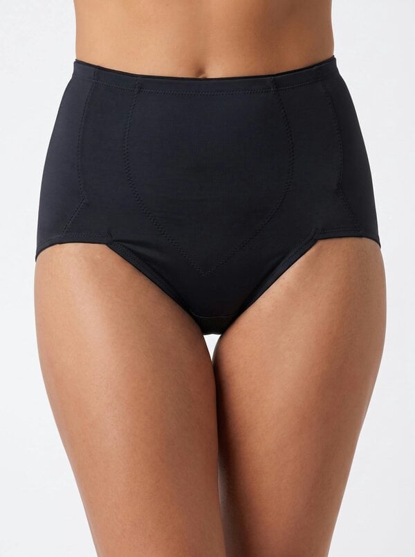 Camille Womens Two Pack Smooth Double Layered Full Control Briefs