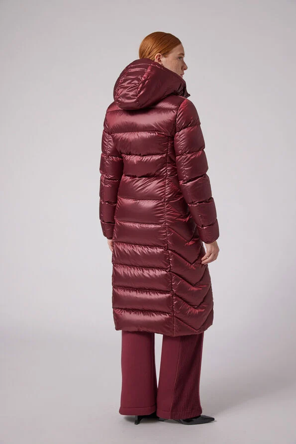 Parajumpers Leah Red Long Down Jacket