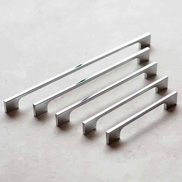 Handle & Home Polished Chrome Slim Pull Handles