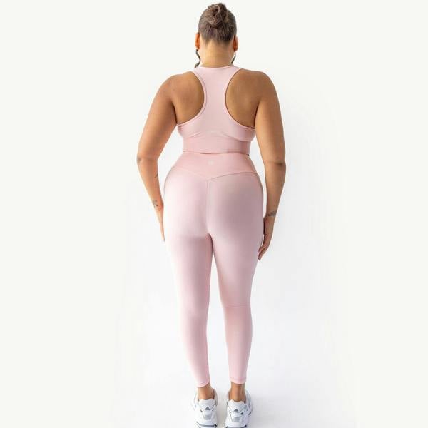 Kecks Pastel Pink Active Leggings