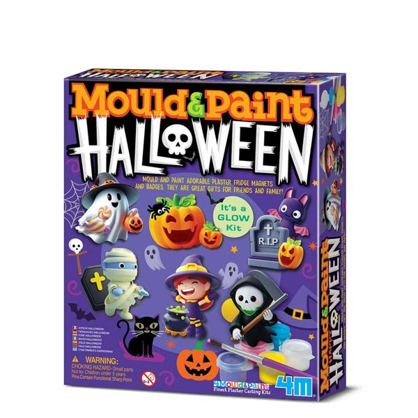 4M Mould and Paint Halloween | Clay Crafting Kits for Kids | Magnet Crafts