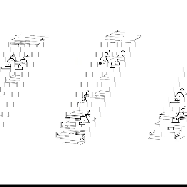 Furniture To Go Line Wardrobe with 2 Sliding Doors 1 Small Door and 2 Drawers in Jackson Hickory Oak