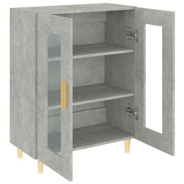 Berkfield Sideboard Concrete Grey 69.5x34x90 cm Engineered Wood