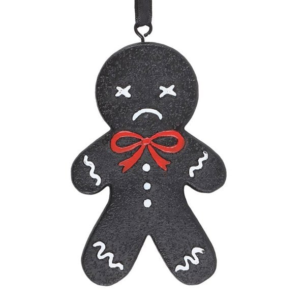 Serano Black Gingerdead Man Hanging Ornament