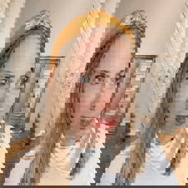 gold knot headband for wedding guest