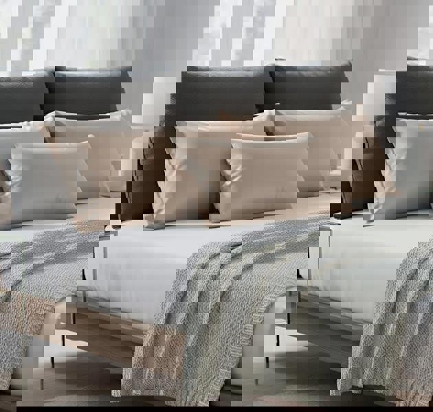 ANYHOUZ Pillowcase 50x90cm Coffee Natural Mulberry Silk For Comfortable And Relaxing Home Bed