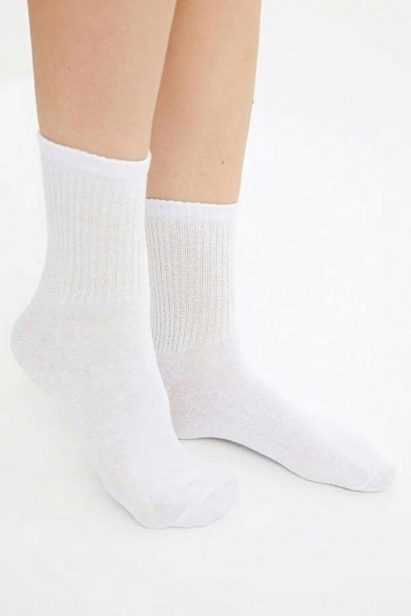 WOVCOR 5-Pack Cotton Knit Socks