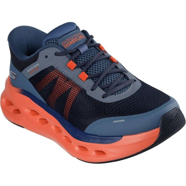 Skechers Performance Max Cushioning Glide-Step Men's Navy/Orange Trainers
