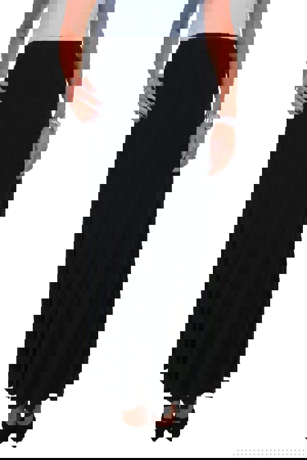 Paulo Due Women's Panelled 38" Elastic Waist Maxi Skirt