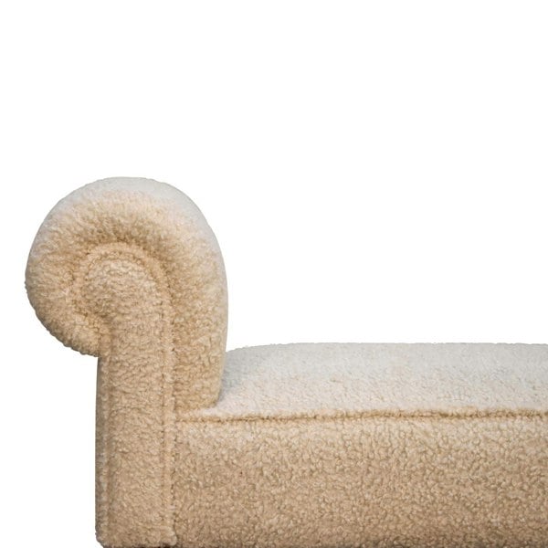 Artisan Furniture Boucle Cream Bench