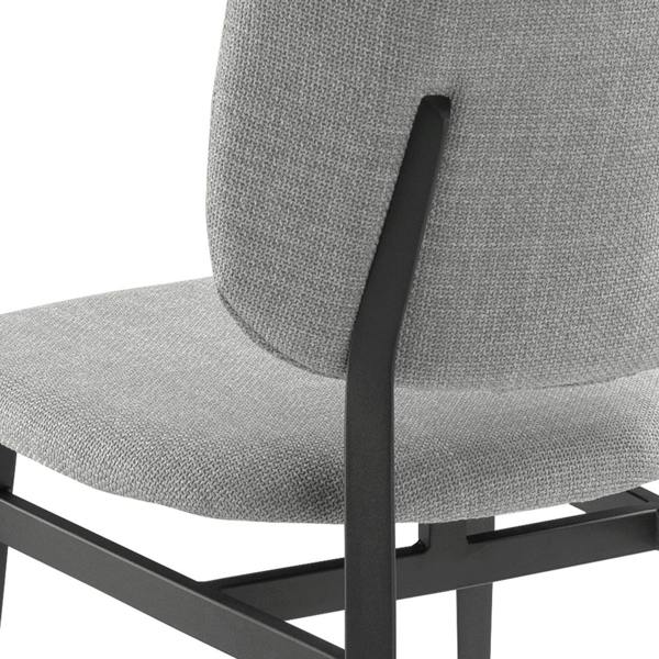 Angel Cerdá Light Grey Fabric Chair 4147