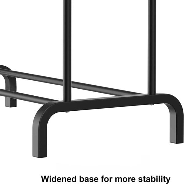 Havendro Heavy Duty Double Clothes Rail Hanging Rack Garment Display Stand Shoes Storage