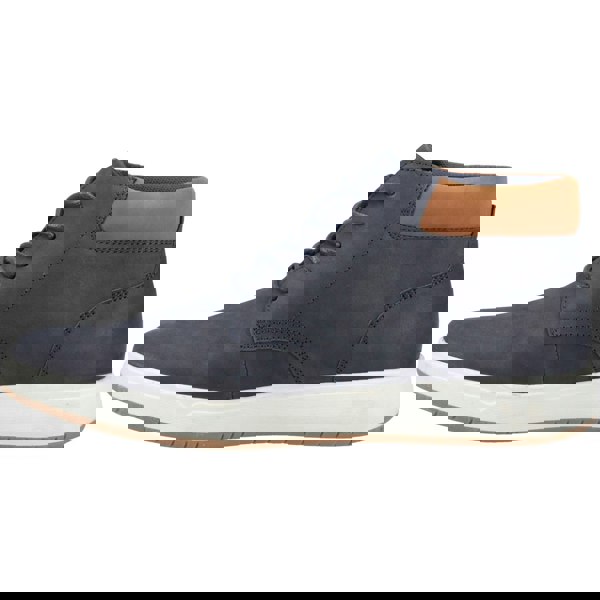 Hush Puppies Bronko Chukka Leather Men's Navy Boots