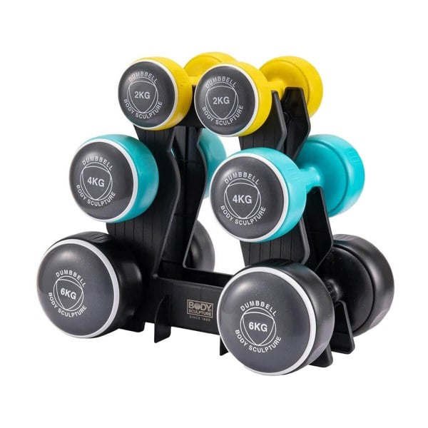 Body Sculpture 24kg Smart Dumbbell Tower with Stand