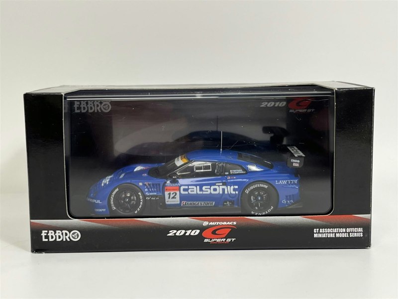 Ebbro Nissan GTR Calsonic Impul SGT500 2010 Rd.3 Fuji #12 1:43 Scale 44443