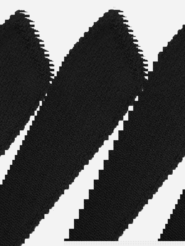 Versace Kids Patch Logo Scarf in Black